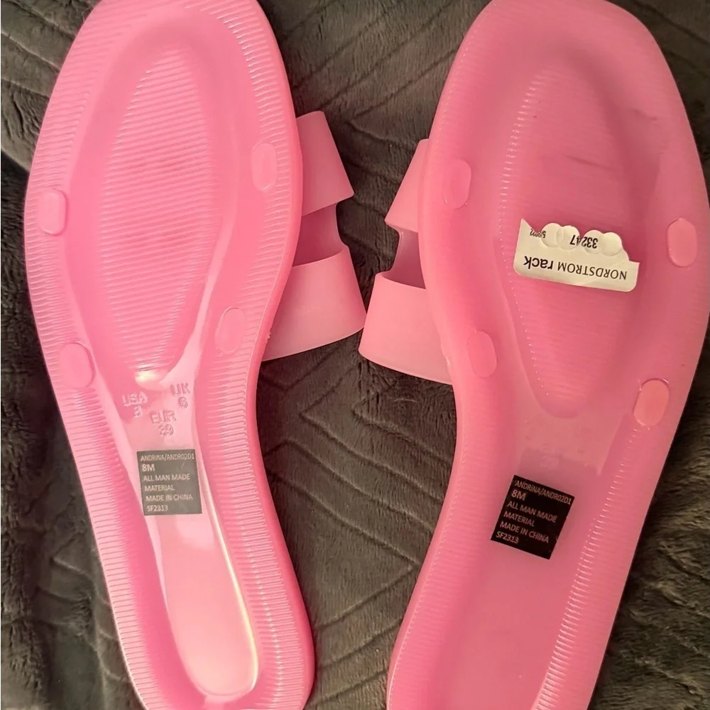 Steven New York Pink Slides